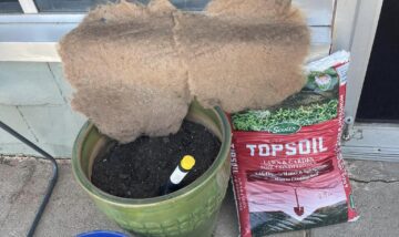 Planting fiber mat
